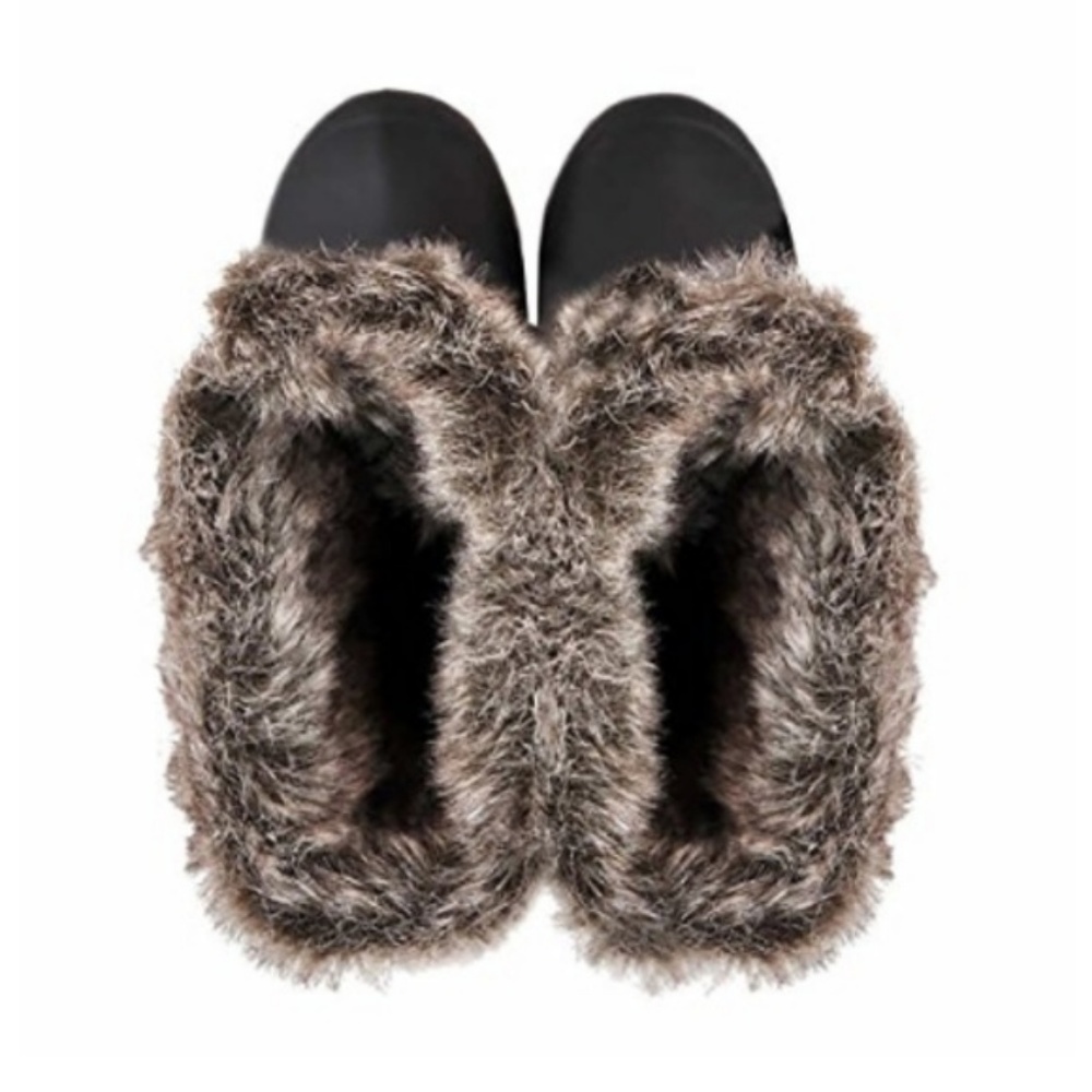 Khombu Ladies' Leather Slope Winter Boots B - Picture 6 of 7